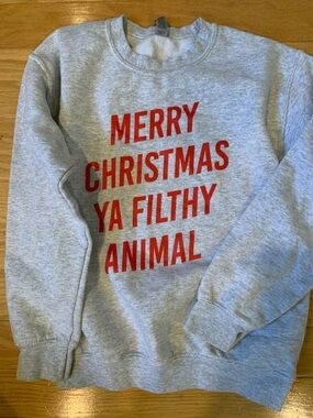 Pink Lily Home Alone Christmas Sweatshirt